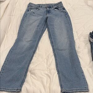 American Eagle Outfitters Light Blue Straight Leg Jeans